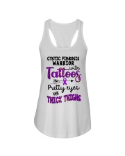 Cystic fibrosis warrior Ladies Flowy Tank tile