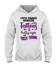 Cystic fibrosis warrior Hooded Sweatshirt tile