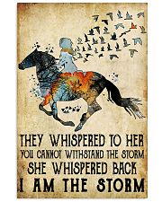 They whispered to her 11x17 Poster front