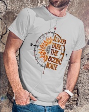 Always take the scenic route Classic T-Shirt lifestyle-mens-crewneck-front-4
