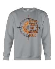 Always take the scenic route Crewneck Sweatshirt tile
