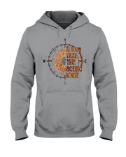 Always take the scenic route Hooded Sweatshirt tile