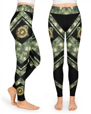 Autism Camouflage High Waist Leggings front