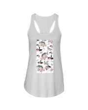 Love fishing Ladies Flowy Tank tile