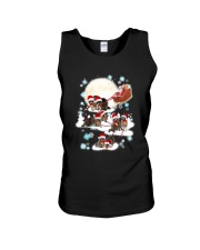 Trashing through the snow Unisex Tank tile