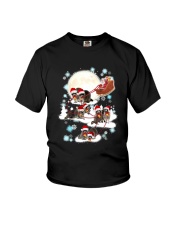 Trashing through the snow Youth T-Shirt tile