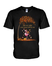 I'm so cute Thanksgiving t-shirt V-Neck T-Shirt tile