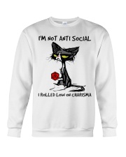 I'm not anti social Crewneck Sweatshirt tile