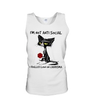 I'm not anti social Unisex Tank tile