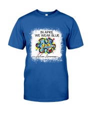 In April We Wear Blue Classic T-Shirt front