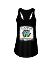 In April We Wear Blue Ladies Flowy Tank tile