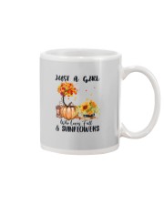 Just a girl who loves fall and sunflowers Mug tile