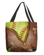 Softball tote All-over Tote front