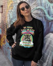 Eat trash Crewneck Sweatshirt lifestyle-unisex-sweatshirt-front-3