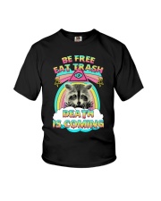 Eat trash Youth T-Shirt tile