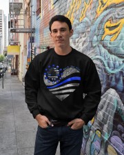 Back the blue Crewneck Sweatshirt lifestyle-unisex-sweatshirt-front-2