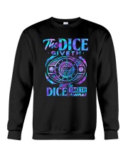 The dice giveth Crewneck Sweatshirt tile