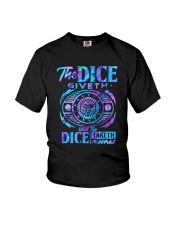 The dice giveth Youth T-Shirt tile
