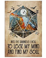 And into the darkness I roll 11x17 Poster front