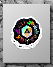 Holographic D20 Sticker - 4 pack (Vertical) aos-sticker-4-pack-vertical-lifestyle-front-09