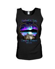 Husband and wife camping partners for life Unisex Tank tile