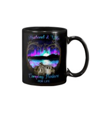 Husband and wife camping partners for life Mug tile