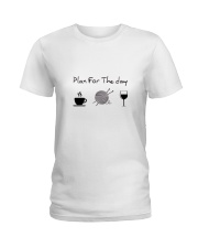 Plan For The Day Knitting Ladies T-Shirt thumbnail
