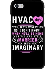 HVAC WIFE ONLY T- SHIRT Phone Case thumbnail