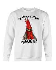 Funny Chicken T-shirt For A Happy New Day Crewneck Sweatshirt thumbnail