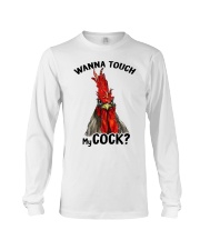 Funny Chicken T-shirt For A Happy New Day Long Sleeve Tee thumbnail