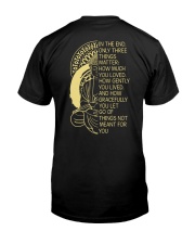T-shirt in the end only three things matter Premium Fit Mens Tee back