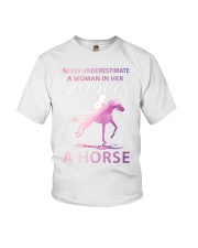 A Woman in her Seventies Who Can Ride Horse Youth T-Shirt thumbnail