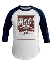 Cowboy Astronaut Space Moo Cows Cow Premium Baseball Tee front