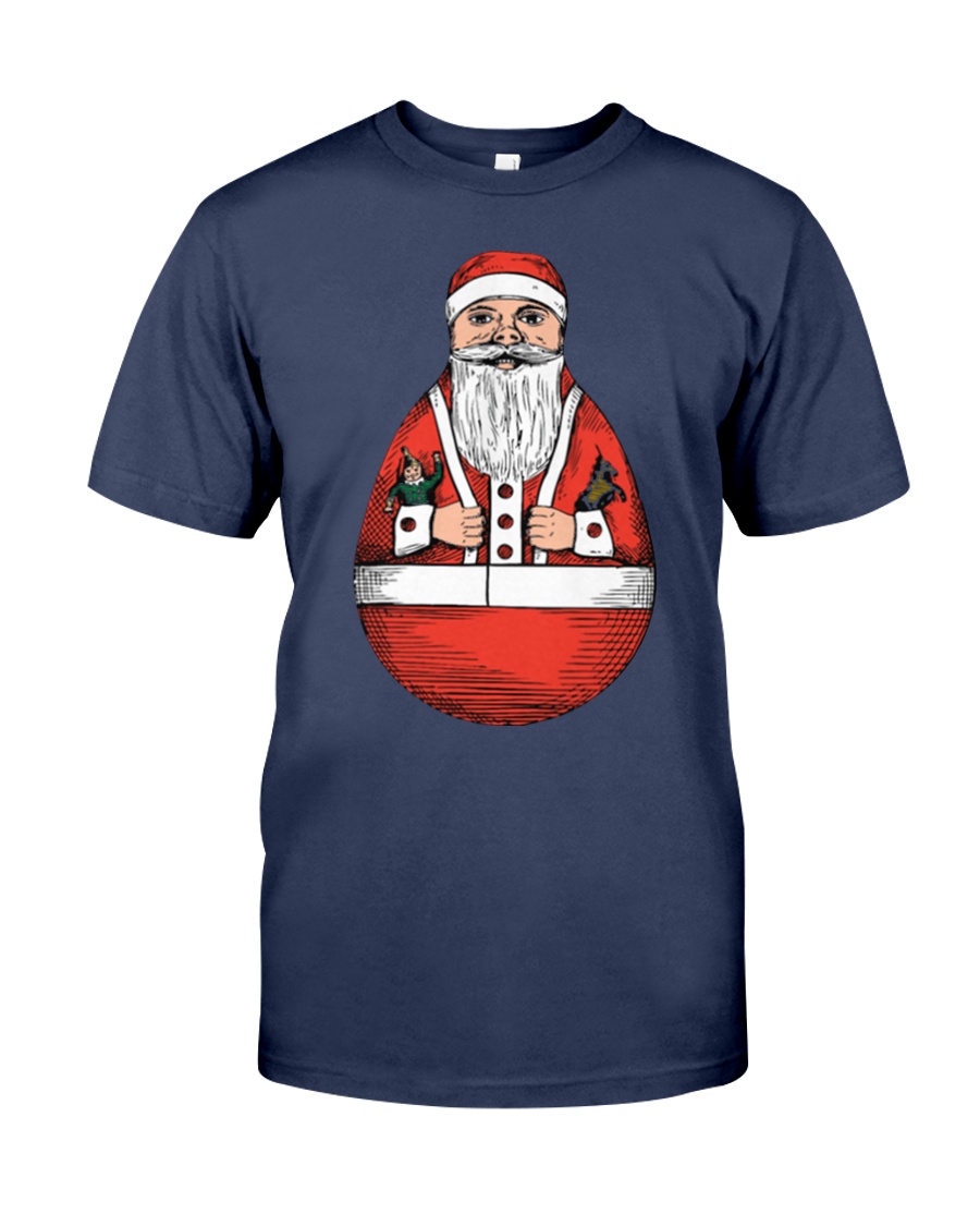 ROLLY-POLLY SANTA Premium Fit Mens Tee