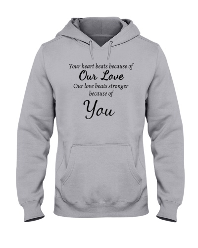 Our love Hooded Sweatshirt
