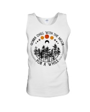Gonna Chill with the Moon Unisex Tank tile