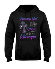 January Gift for Birthday Girl Hooded Sweatshirt tile