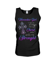 November Gift for Birthday Girl Unisex Tank tile