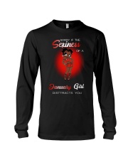 January Gift for Birthday Girl Long Sleeve Tee tile