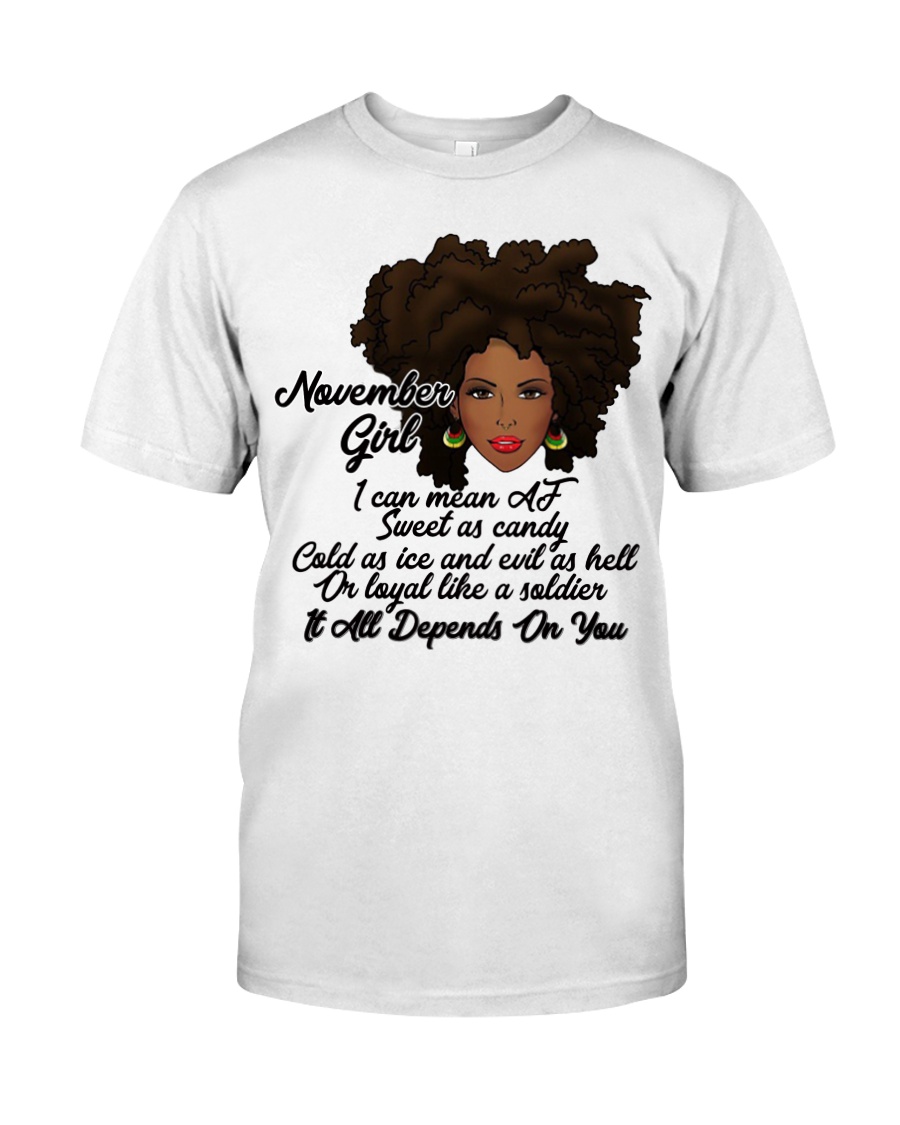 November Gift for Birthday Girl Classic T-Shirt