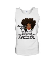 November Gift for Birthday Girl Unisex Tank thumbnail