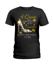 December Gift for Birthday Girl Ladies T-Shirt tile