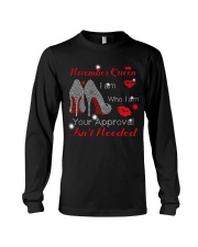 November Gift for Birthday Girl Long Sleeve Tee tile