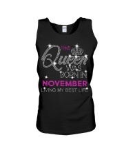 November Gift for Birthday Girl Unisex Tank tile