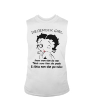 December Gift for Birthday Girl Sleeveless Tee tile