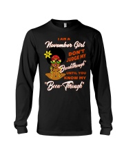 November Gift for Birthday Girl Long Sleeve Tee tile