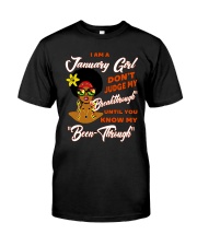 January Gift for Birthday Girl Classic T-Shirt front