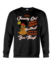 January Gift for Birthday Girl Crewneck Sweatshirt tile