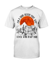 Flower child hippie woman Classic T-Shirt front