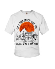 Flower child hippie woman Youth T-Shirt tile